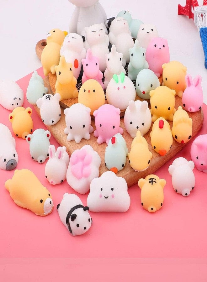 ANAB GI Kawaii Mochi Squishy Toys - Mini Animal Stress Relief Squishies for Kids' Birthday Party Favors (Random, 5 Pack) - Image 2